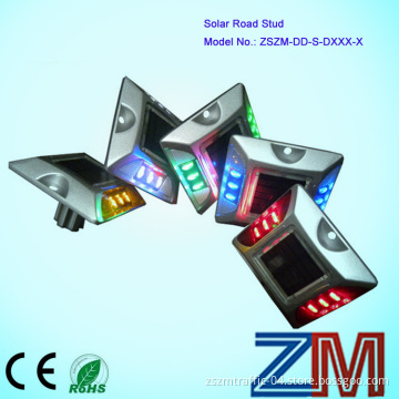 Europe Quality Level Round Shape 180 Degree LED Flashing Aluminum Solar Road Stud
